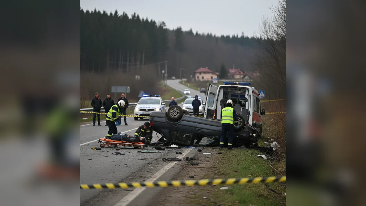 Accident rutier în Bistrița: noi informații despre starea victimelor