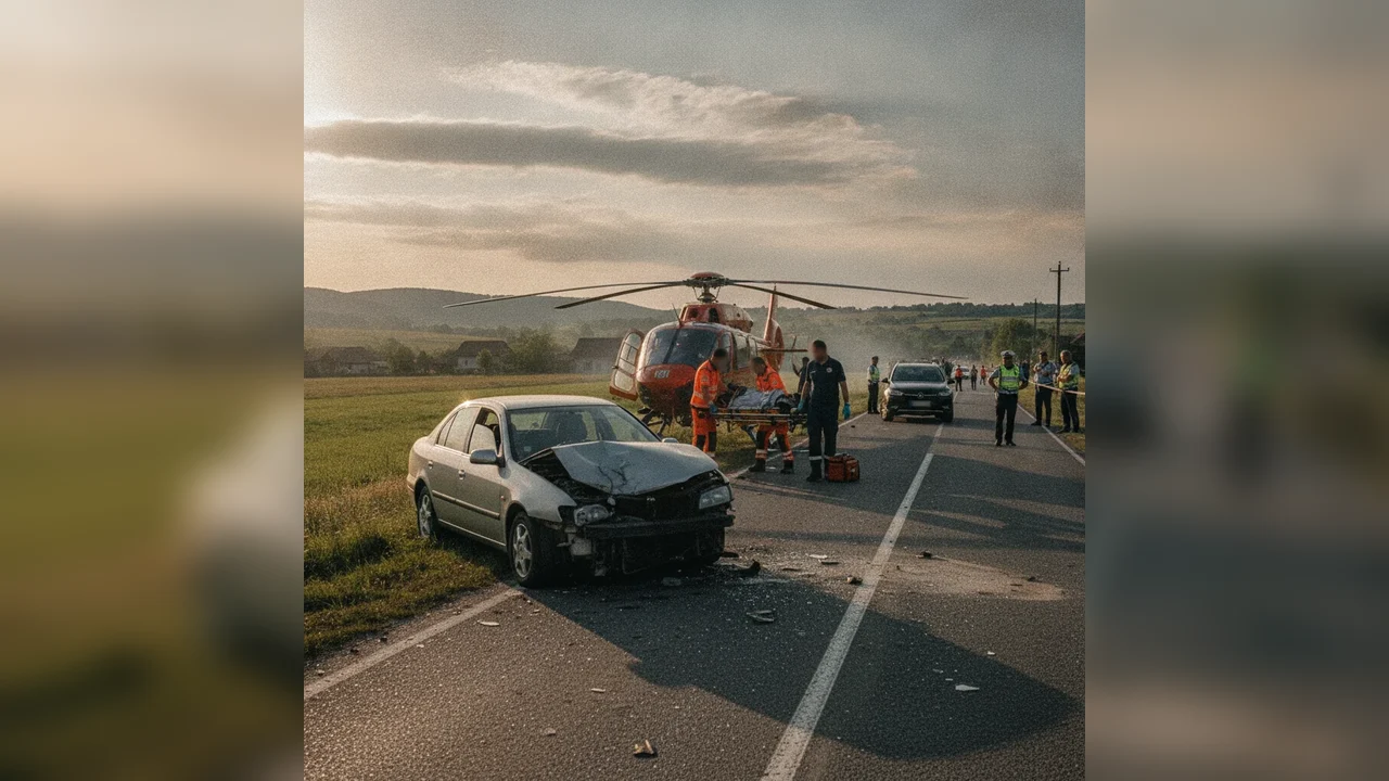 Accident rutier între Lechința și Corvinești: O victimă la spital
