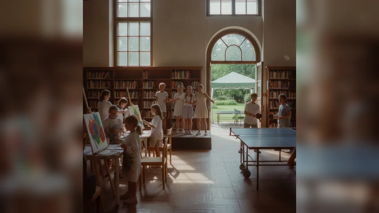 Activități de vară pentru copii la Biblioteca Bistrița