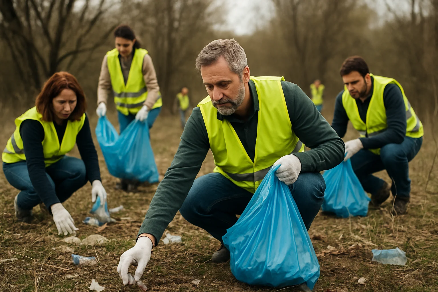 ADI Deșeuri BN a curățat malul râului Bistrița la Sărata