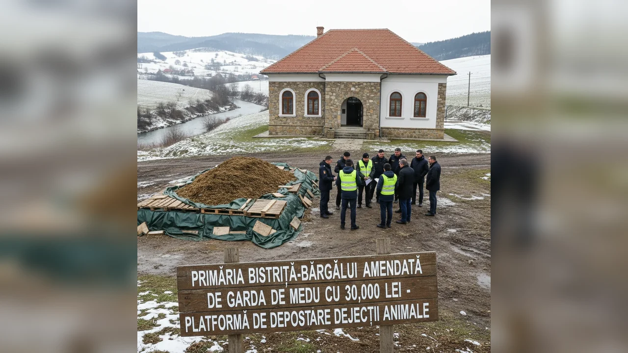 Amenda de 30.000 lei pentru Primăria Bistrița-Bârgăului