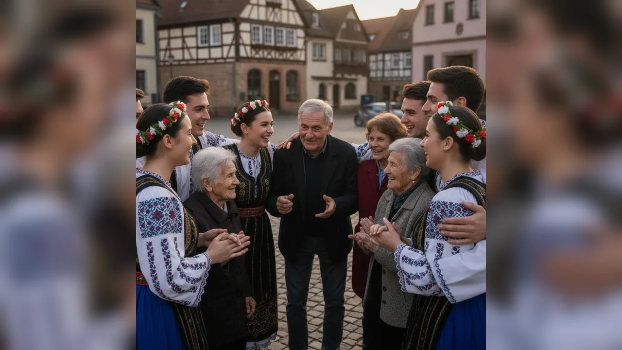 Ansamblul Vergissmeinnicht din Bistrița, la aniversarea Drabenderhöhe