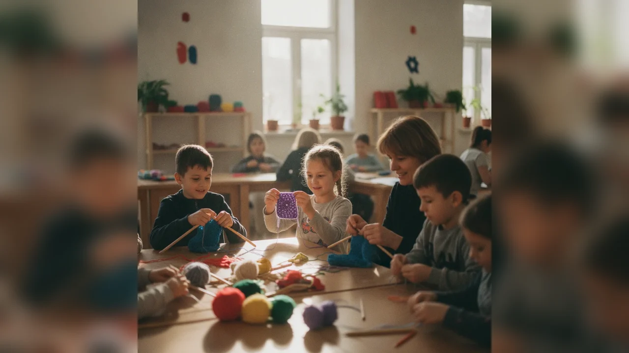 Ateliere de croșetat și tricotat pentru copii în Bistrița