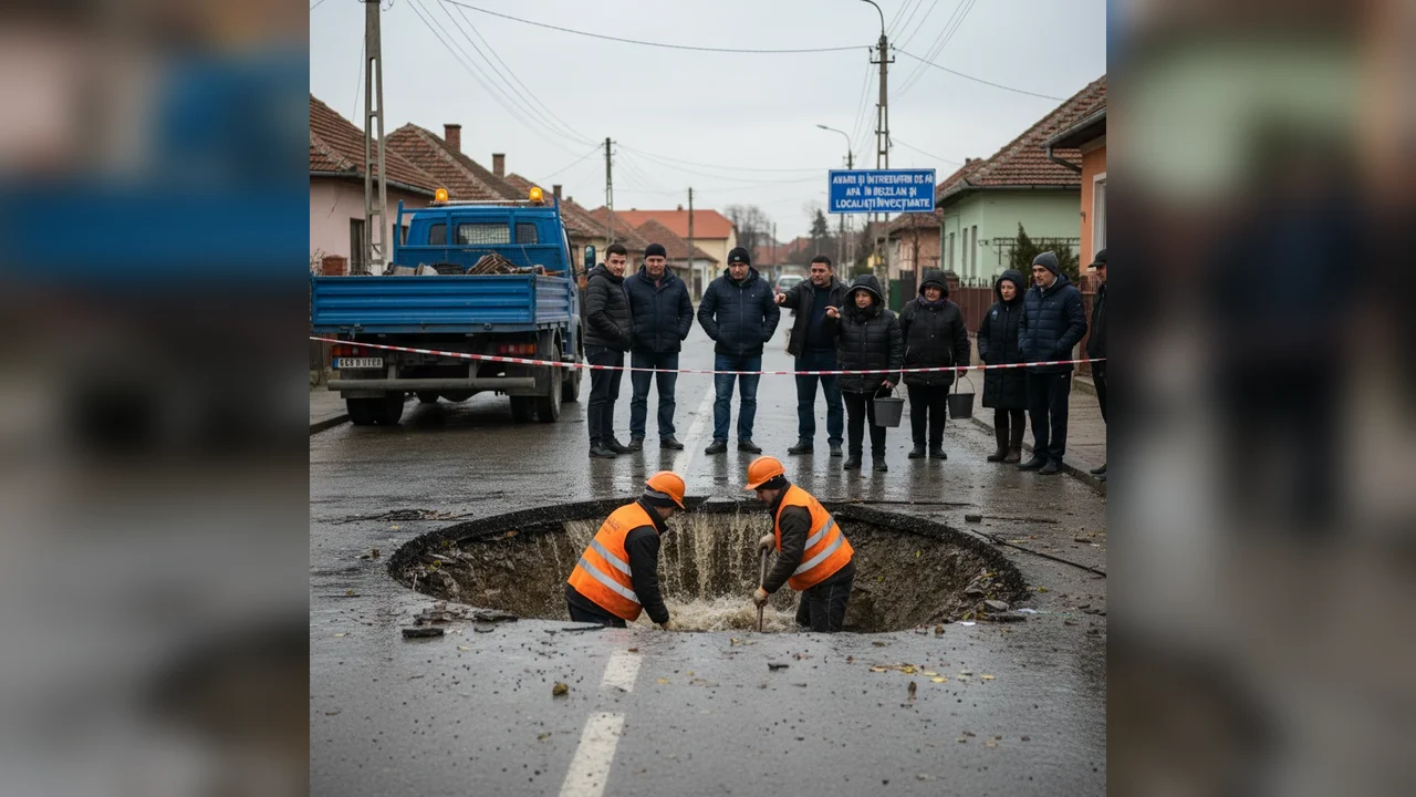 Avarii la rețeaua de aducțiune: opriri programate de apă la Beclean și în localitățile din jur