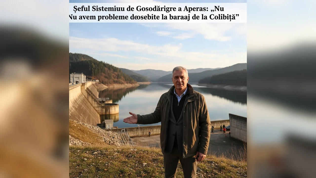 Barajul de la Colibița este în stare bună, fără probleme majore