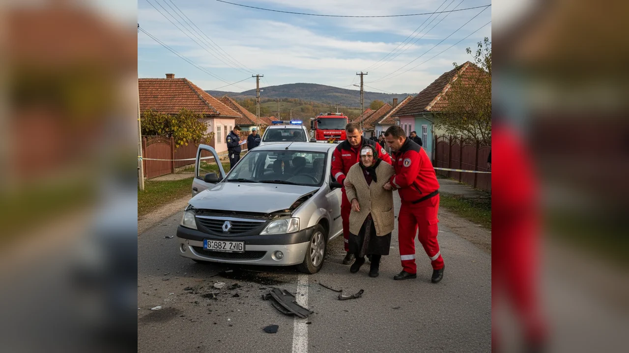 bătrână de 82 de ani ajunsă la spital după ce a fost rănită