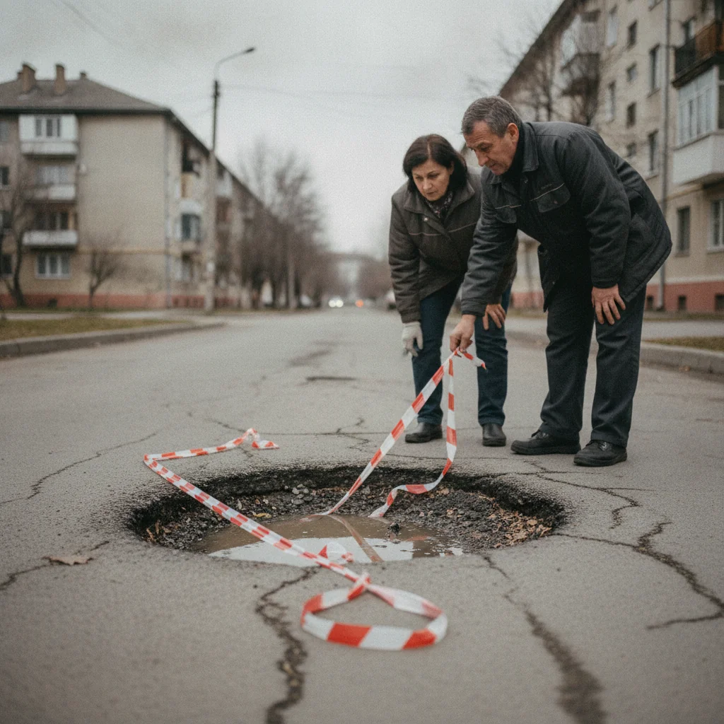 Bistrița: femeie de 84 de ani, căzută într-o groapă pe Aleea Plăieșului