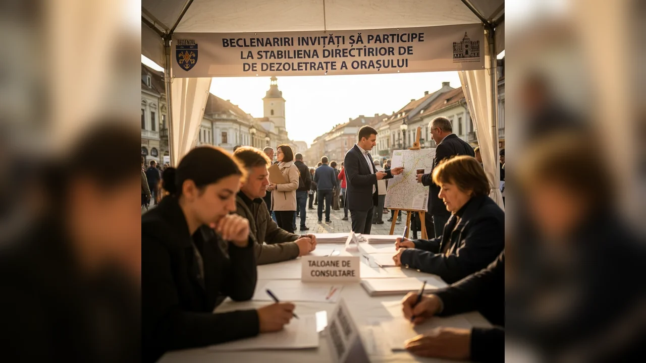Bistrița: locuitorii din Beclean chemați să propună direcțiile de dezvoltare ale orașului prin taloane de consultare