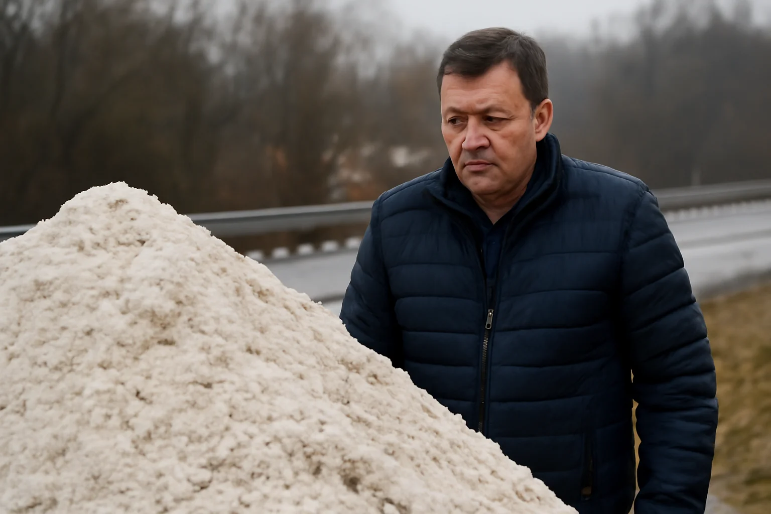 Bistrița: stocul de sare pentru deszăpezire de la Drumuri Naționale, consumat în proporție de 70%
