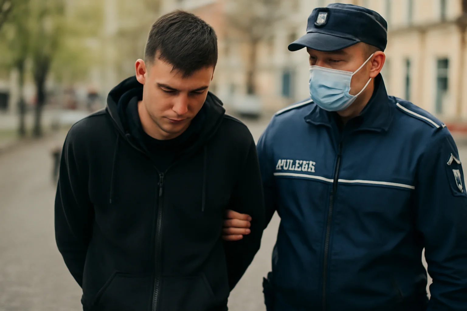 Bistrița: Tânăr din Leșu arestat preventiv după tâlhărirea unei femei pe stradă