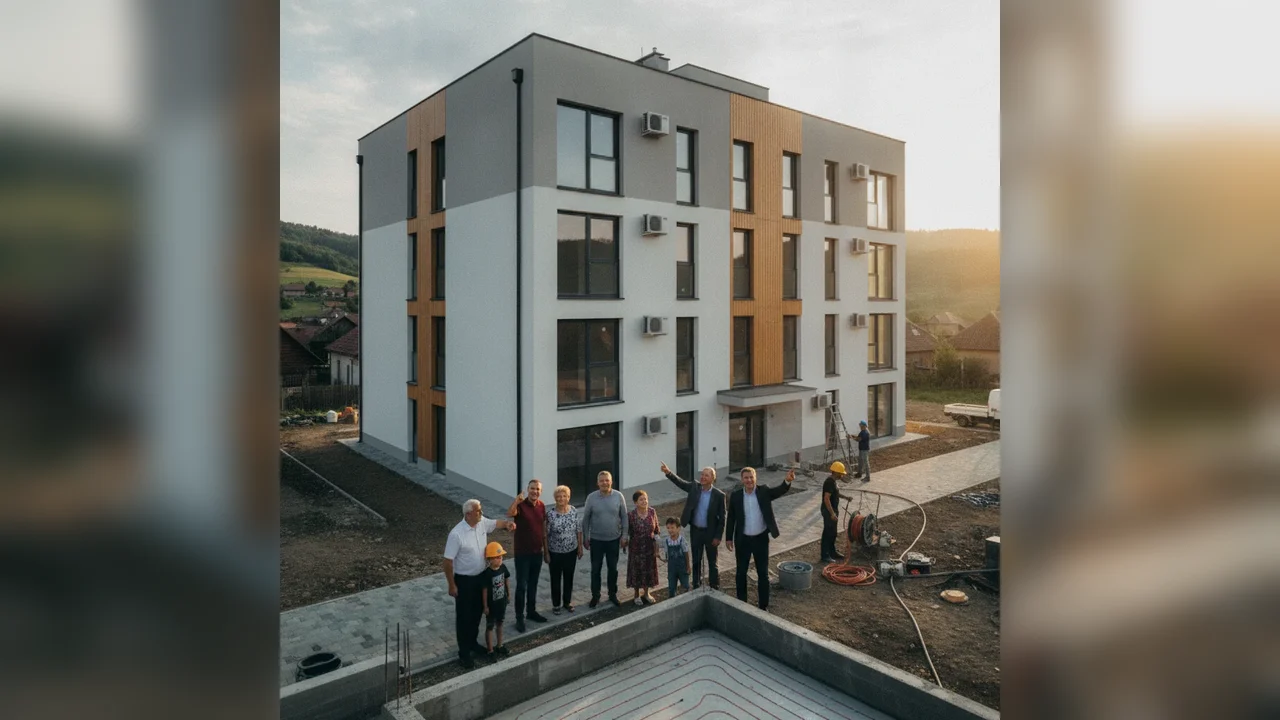 Bloc social nou în Susenii Bârgăului, cu dotări moderne