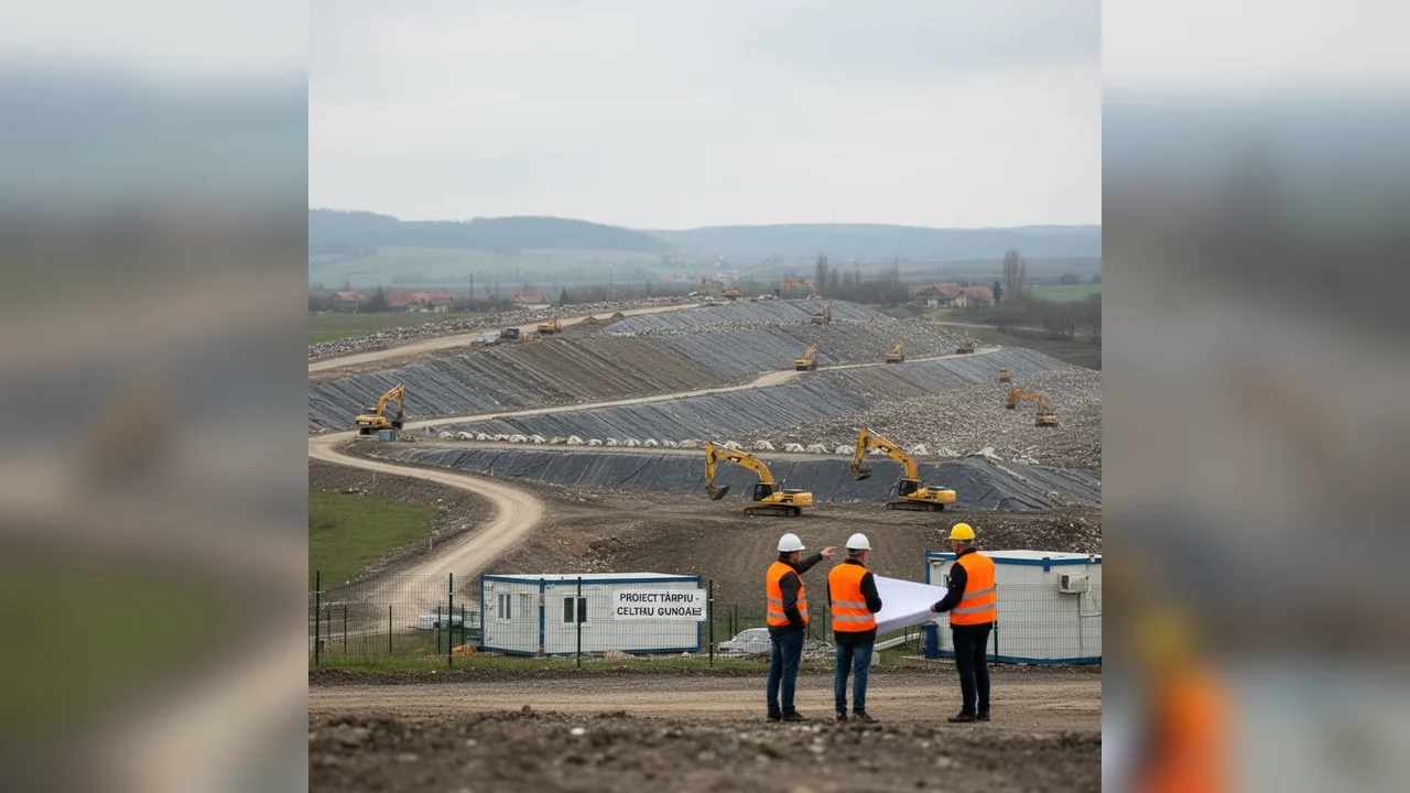 Celula 3 pentru depozitarea gunoaielor de la Tărpiu, în curs de obținere a acordului de mediu