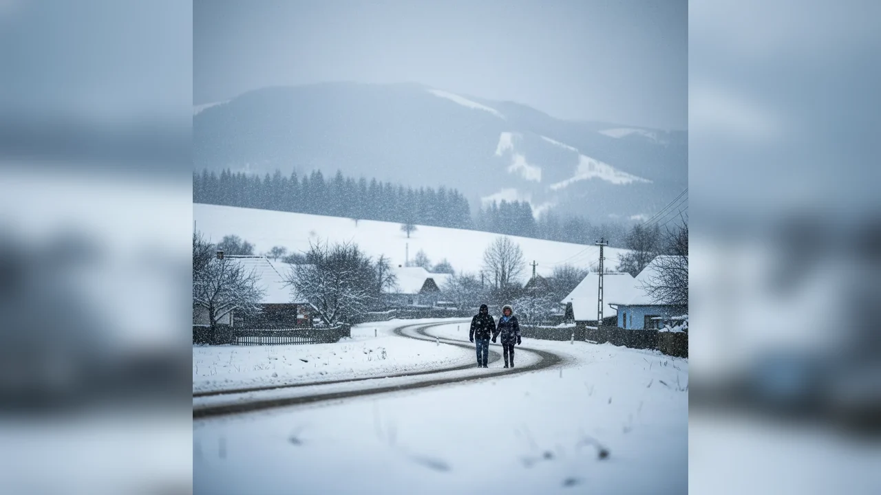Cod galben de ninsori și vreme rece la Bistrița: informare meteo valabilă până pe 10 ianuarie