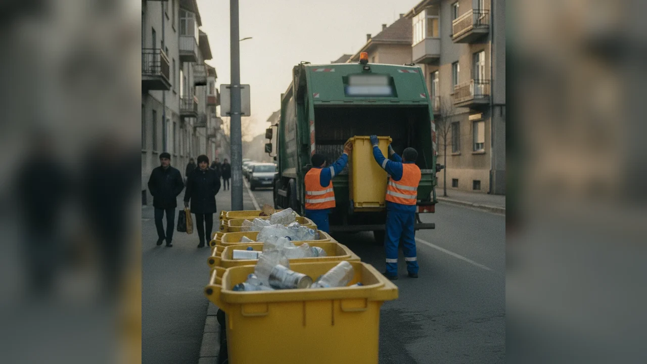 Colectare deșeuri plastic/metal în Bistrița: program special