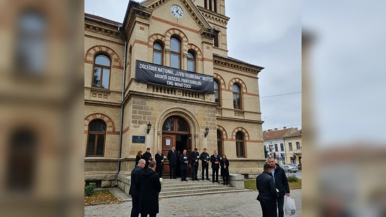Colegiul Național „Liviu Rebreanu” din Bistrița, în doliu după dispariția profesorului Emil-Mihai Cucu