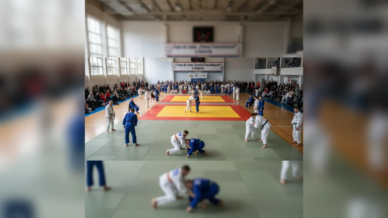 Competiție internațională de judo cu peste 600 de sportivi la Bistrița