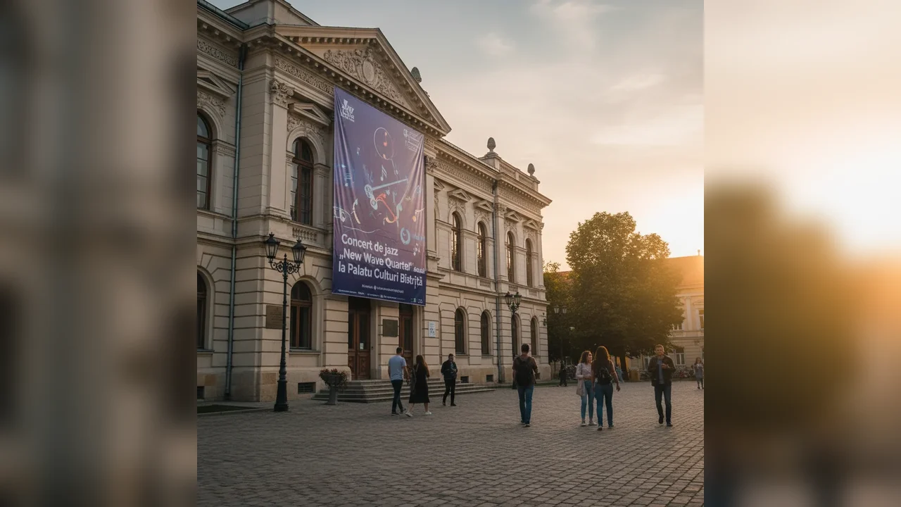 Concert de jazz „New Wave Quartet” anunțat la Palatul Culturii din Bistrița pe 23 februarie