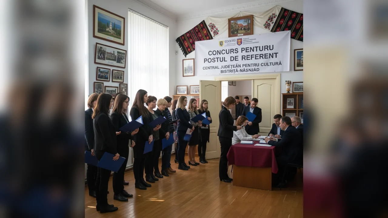 Concurs pentru postul de referent la Centrul Județean pentru Cultură Bistrița-Năsăud