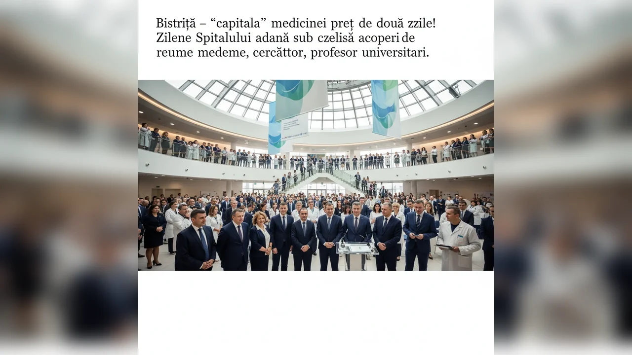 Conferința Viitorul Medicinei reunește experți la Bistrița