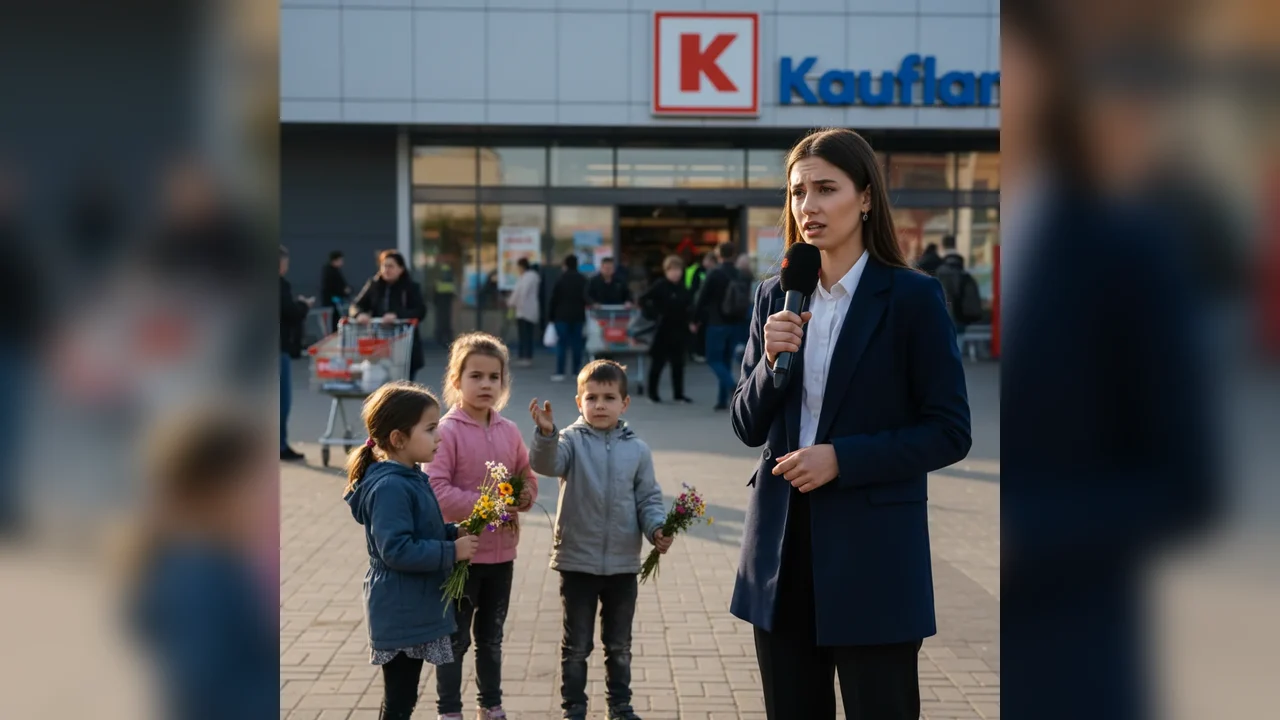 Copiii care vând flori la Kaufland, victime ale exploatării nebăgate în seamă