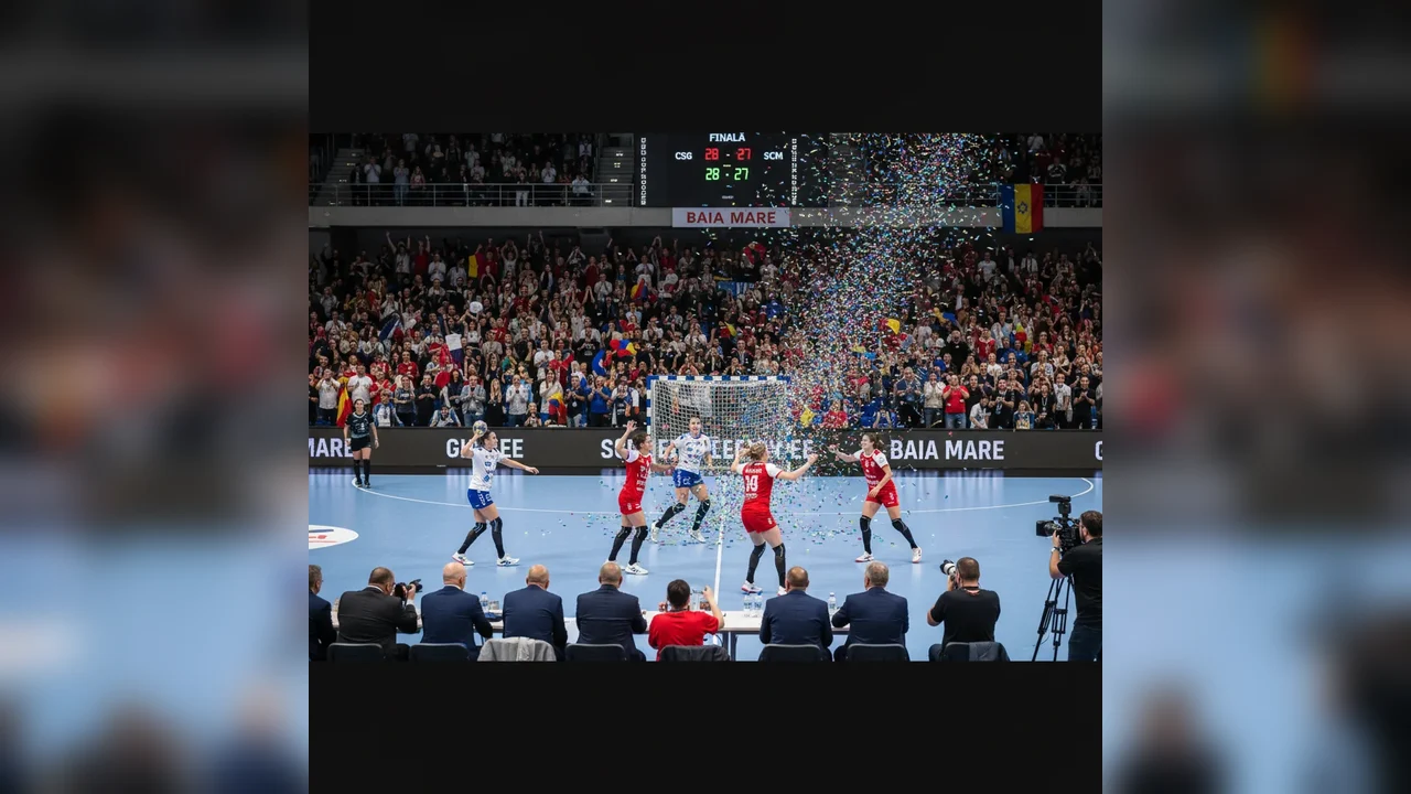 CS Gloria Bistrița și SCM Râmnicu Vâlcea la finală
