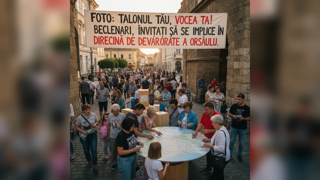 Cu buletinul în mână, îți decizi orașul – beclenarii chemați să participe la stabilirea direcției de dezvoltare locală