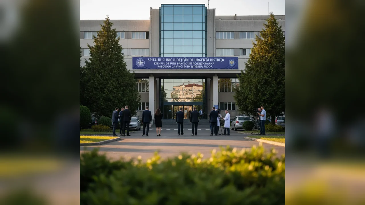 cum a devenit Spitalul de Urgență Bistrița model național în achiziția robotului chirurgical Da Vinci