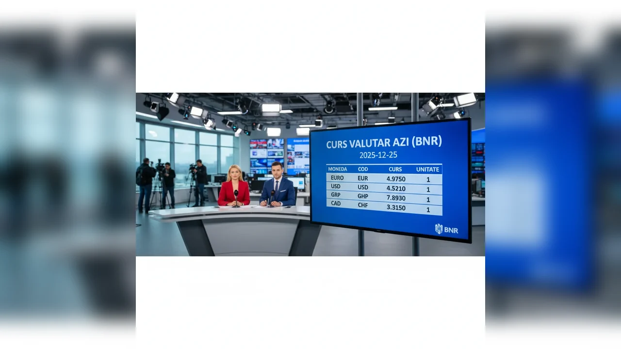 Curs valutar azi (BNR) – 2025-12-25