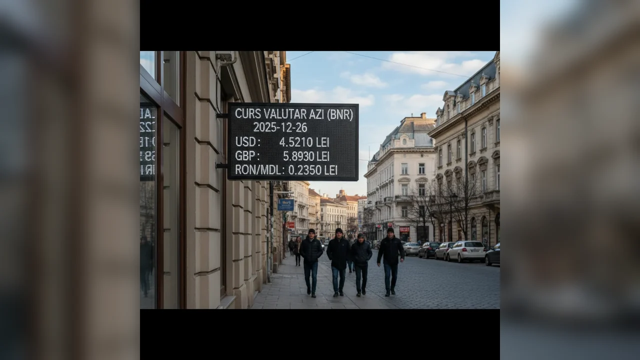 Curs valutar azi (BNR) – 2025-12-26