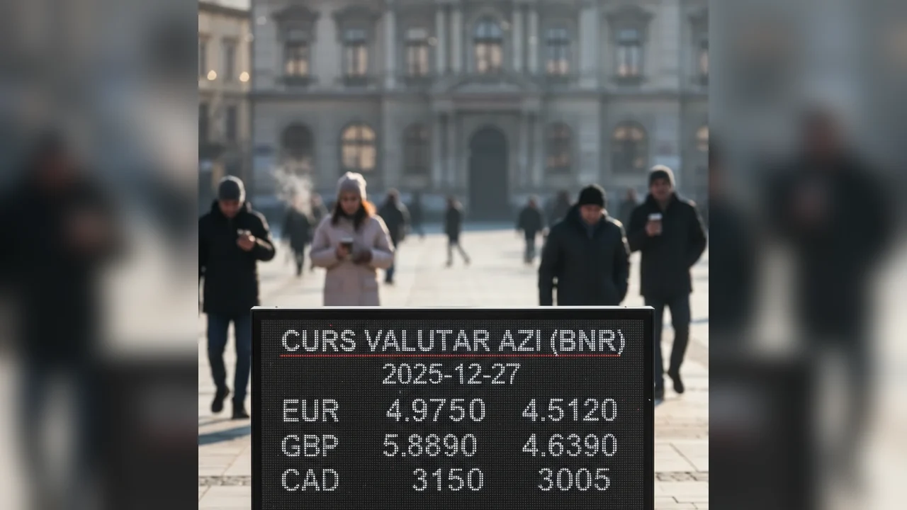 Curs valutar azi (BNR) – 2025-12-27