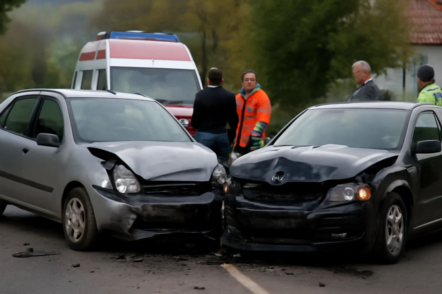 Două persoane rănite în urma unui accident rutier la Coșbuc, județul Bistrița-Năsăud