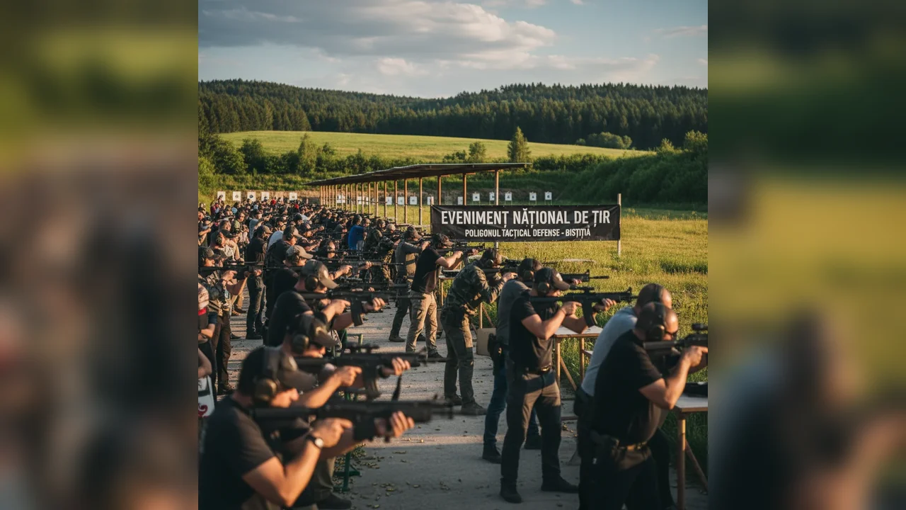 Eveniment național de tir anunțat la Bistrița, la Poligonul Tactical Defense