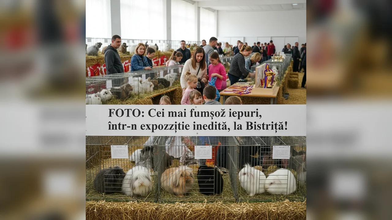 Expoziție inedită cu cei mai frumoși iepuri, la Bistrița!