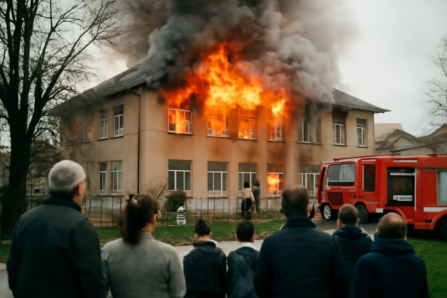 Foc izbucnit la Școala Gimnazială din Șieu