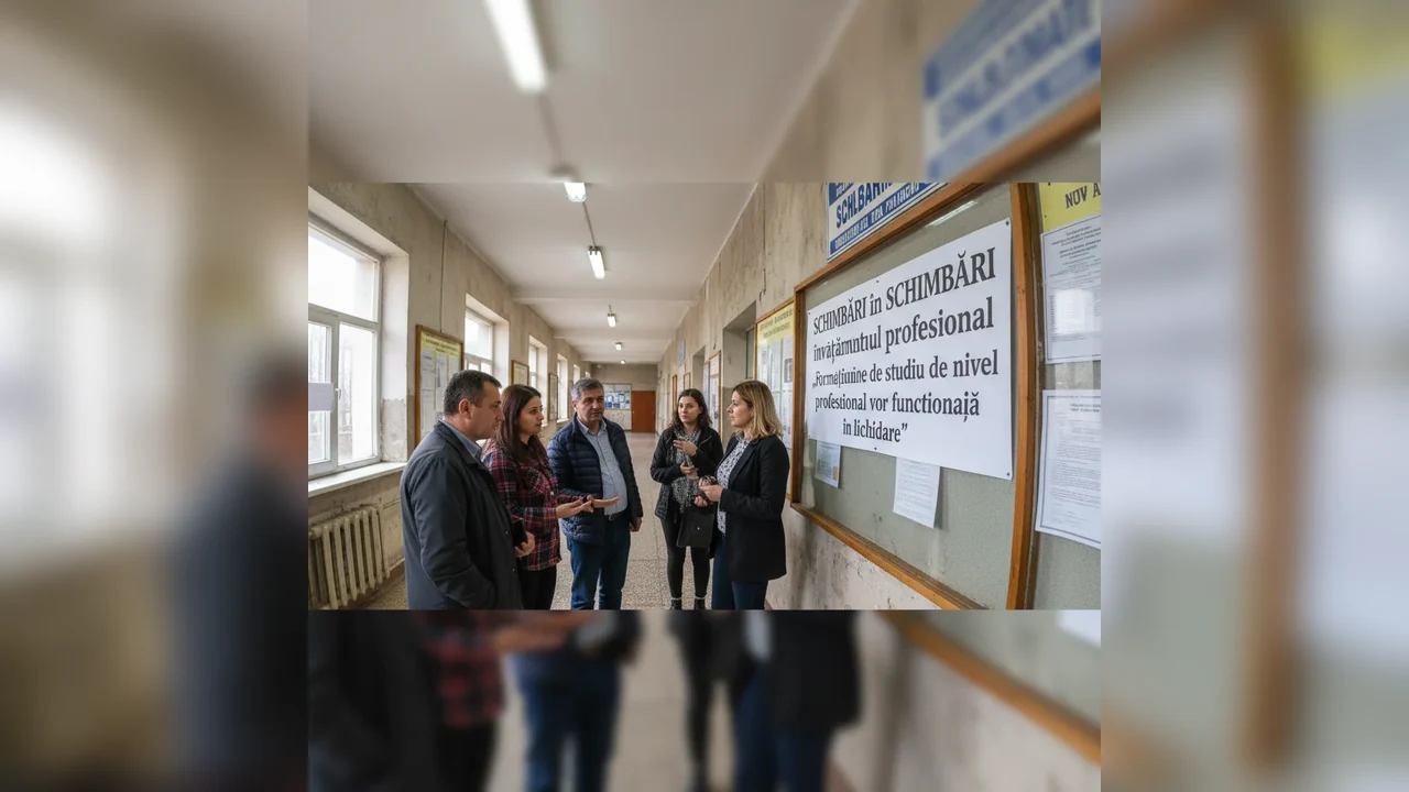 Formațiunile de studiu de nivel profesional vor fi desființate treptat