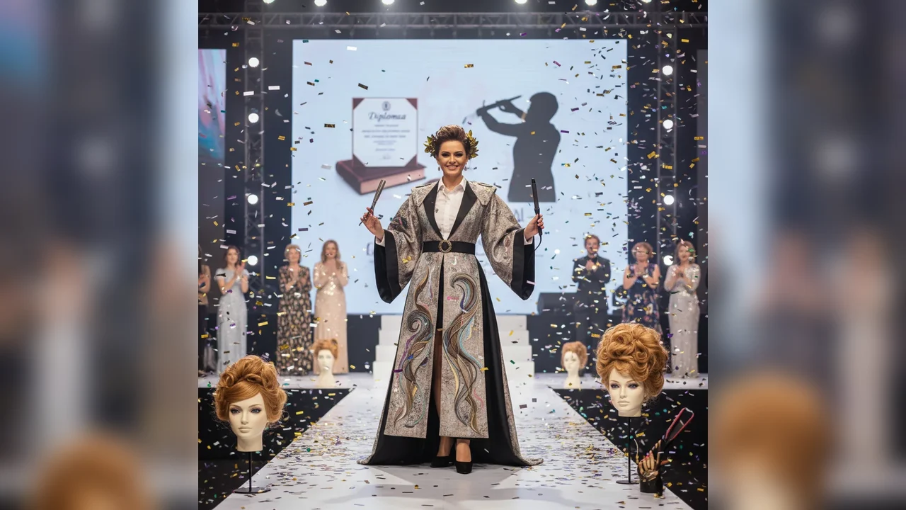 FOTO – Cornelia Savu din Năsăud, campioană mondială la arta coafurii, de la Psihologie la scena internațională