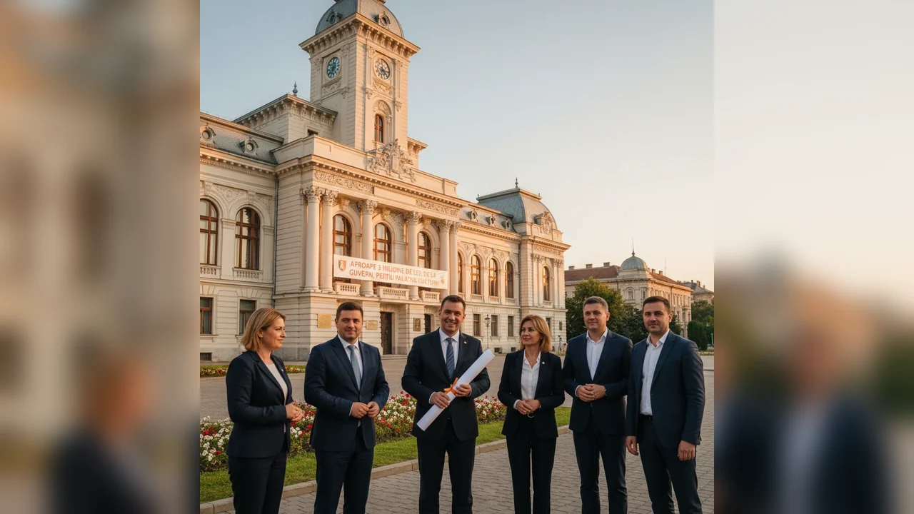 Guvernul alocă aproape 3 milioane de lei pentru renovarea Palatului Culturii