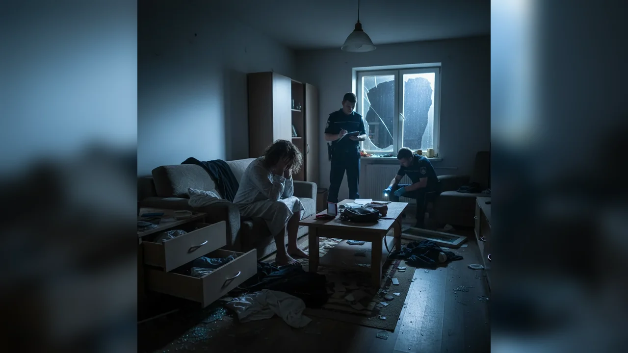 Hoț a pătruns în locuința unei femei pe timpul nopții și a sustras telefon, bani și bijuterii