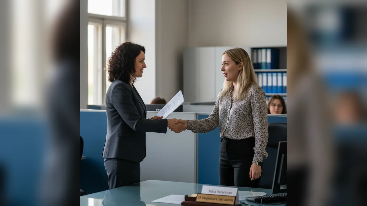 Inspectoarea cu 20 de ani experiență îl înlocuiește temporar pe Julia Stejerean