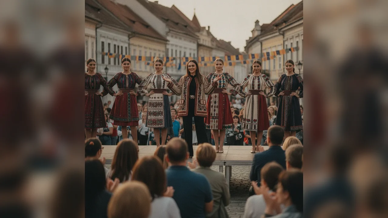 Maria Virginia Linul expune creații vestimentare la Zilele Bistriței