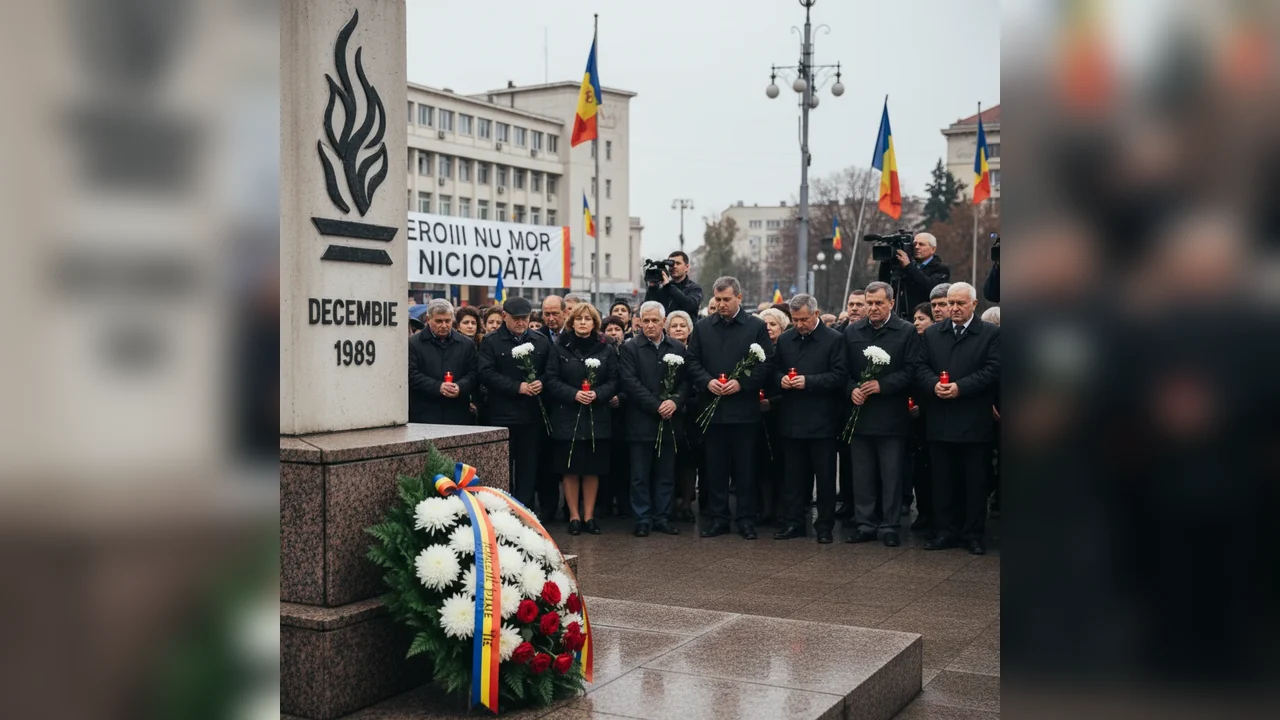Omagiu adus eroilor Revoluției din decembrie 1989 – Ziua în care ne plecăm frunțile