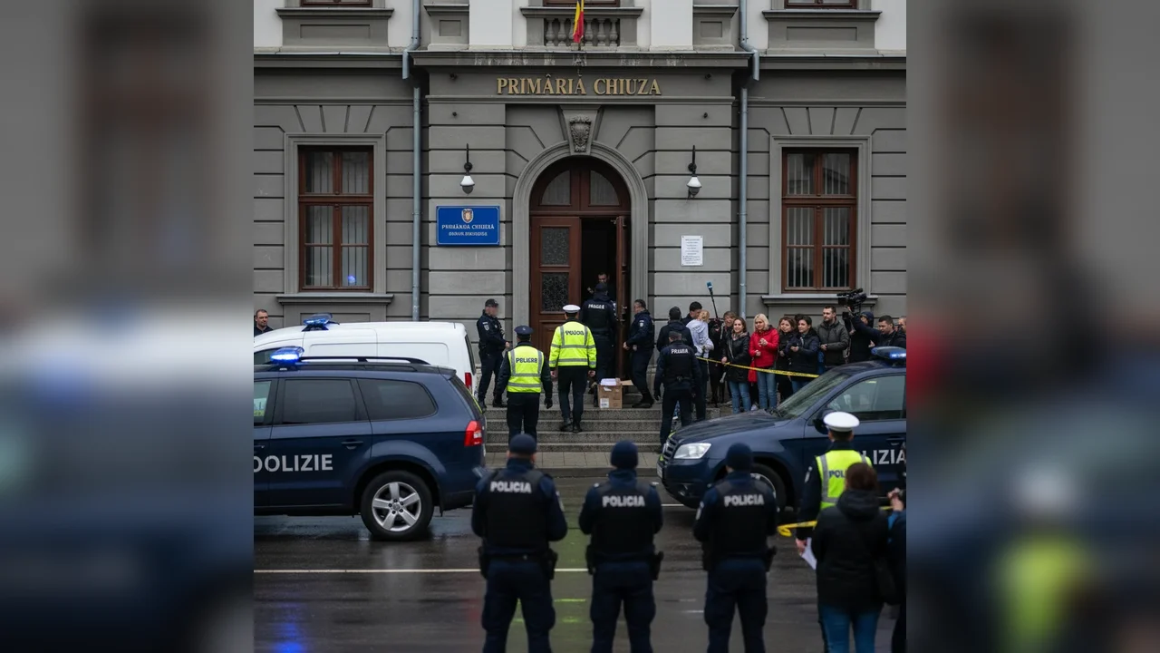 Percheziții la Primăria Chiuza: anchetă privind fraude cu ajutoare de încălzire în județul Bistrița-Năsăud