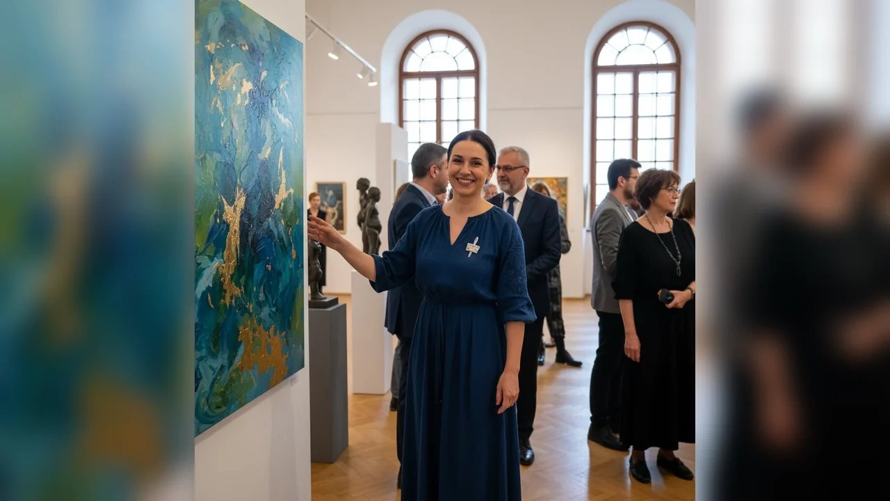 Pictorița Onița Mureșan expune la prestigiosul Salon UAP Cluj, alături de artiști renumiți – Un moment de mare încărcătură artistică