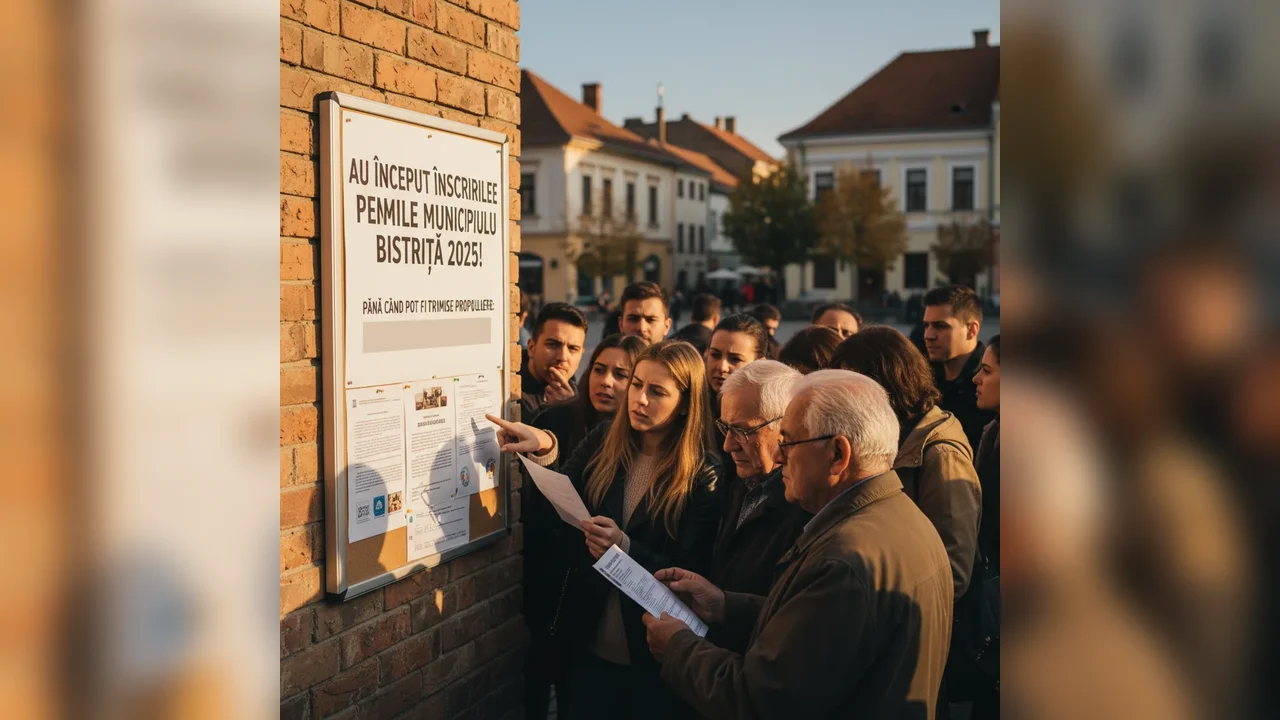 Premiile Municipiului Bistrița 2025: înscrierile sunt deschise