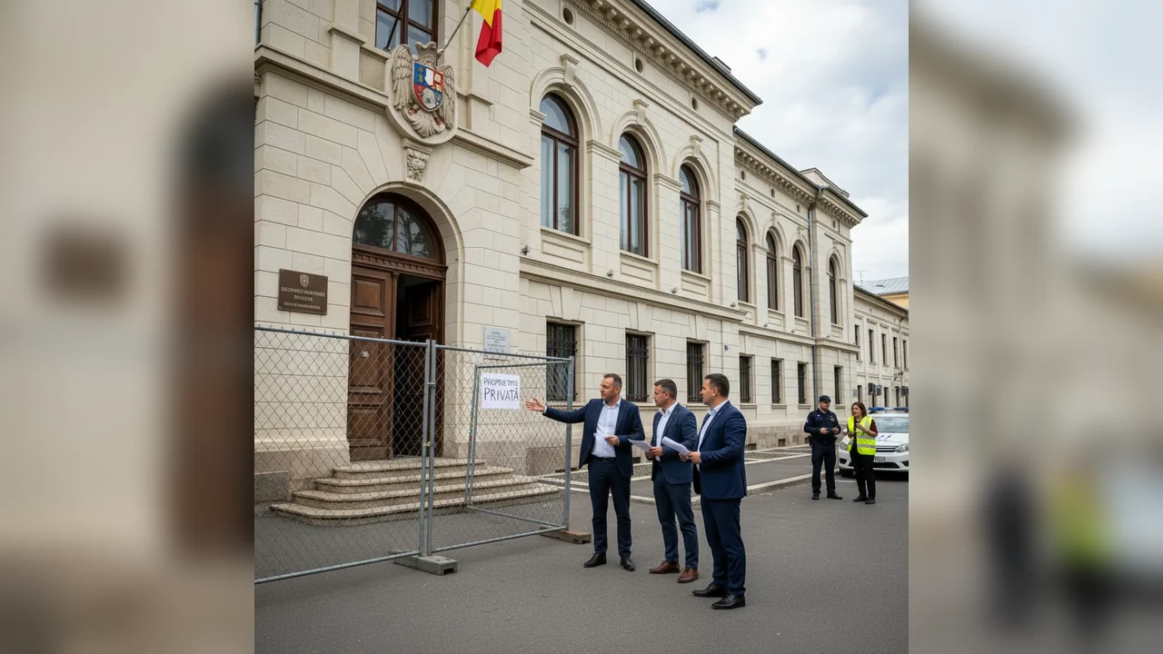 Primăria Bistrița a sesizat Poliția împotriva SRL-ului consilierului local Rodica Dobraniș pentru două cazuri de tulburare de posesie