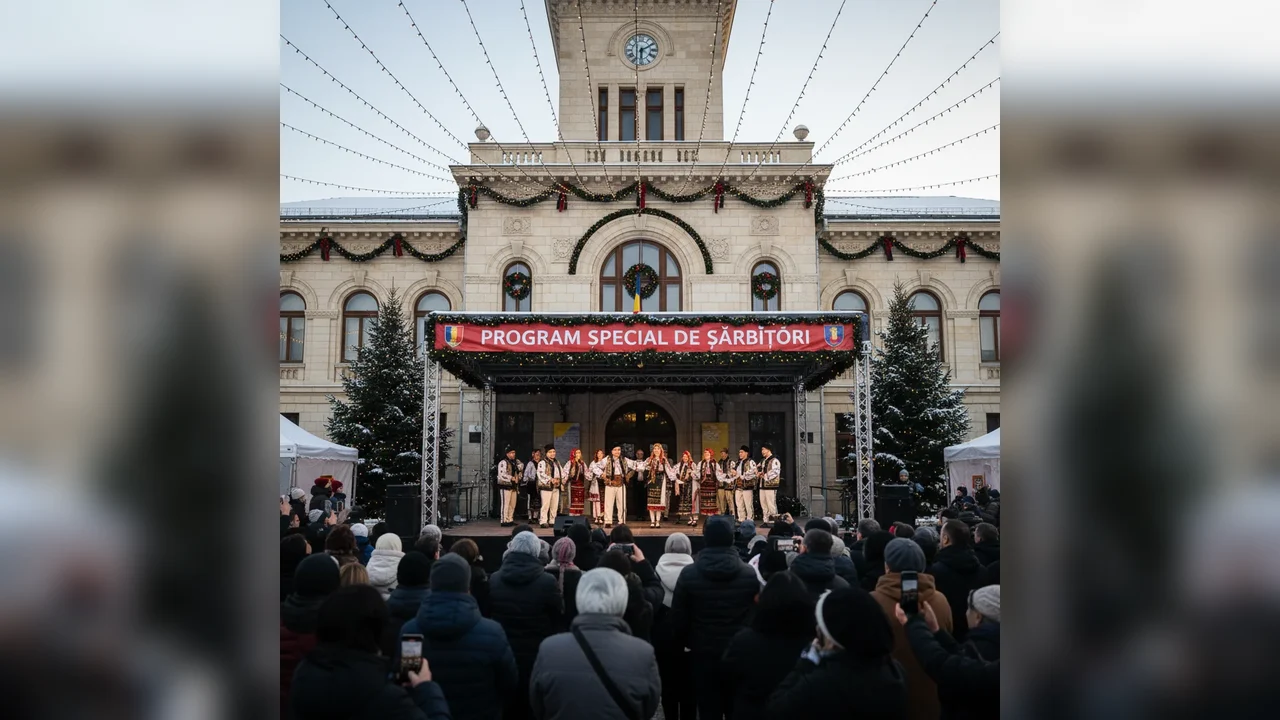 Program special de sărbători la Primăria Bistrița în 2025
