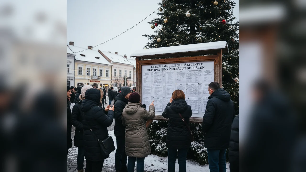 Servicii medicale și farmacii de gardă de Crăciun în Bistrița și județul Bistrița-Năsăud