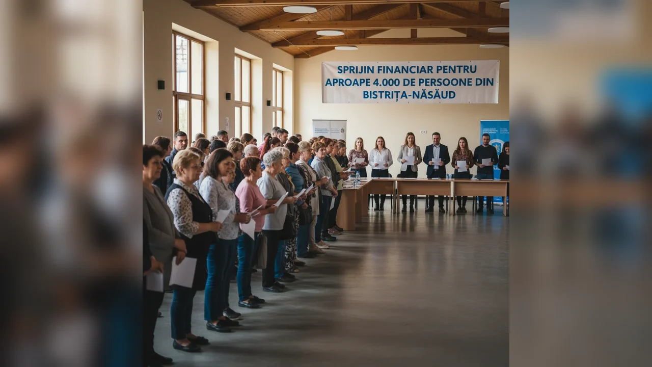 Sprijin financiar virat la Bistrița pentru aproape 4.000 de beneficiari din județ