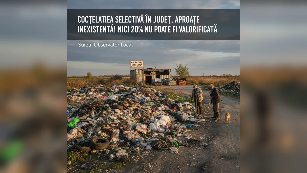 sub 20% din deșeuri sunt valorificate eficient