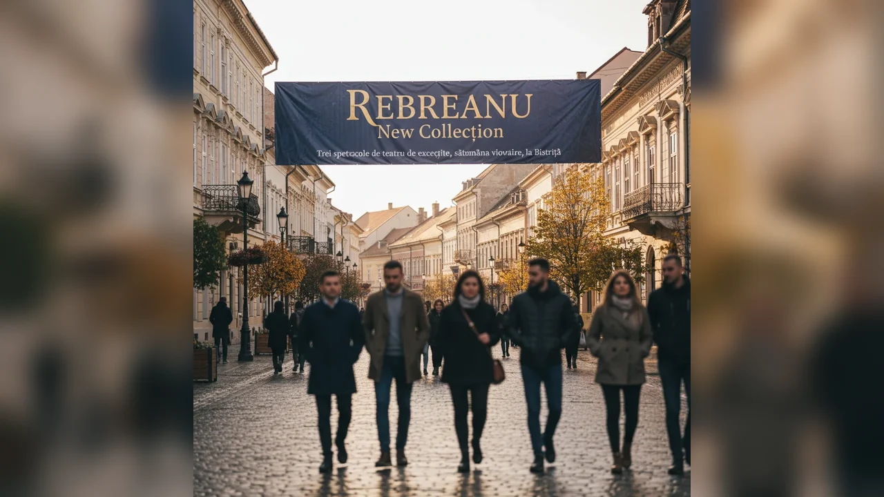 Trei spectacole de teatru excepționale săptămâna viitoare, la Bistrița